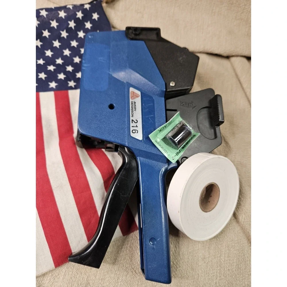 SATO AVERY DENNISON 216 Pricing Gun Retail Price Marking 2 Line w/Labels WORKS